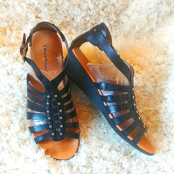 BareTraps Shoes - Bare Traps-Flexible Strappy Mallery- Leather